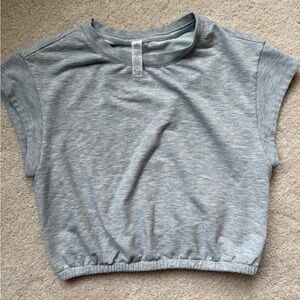 ALO Yoga Gray Crop Top
